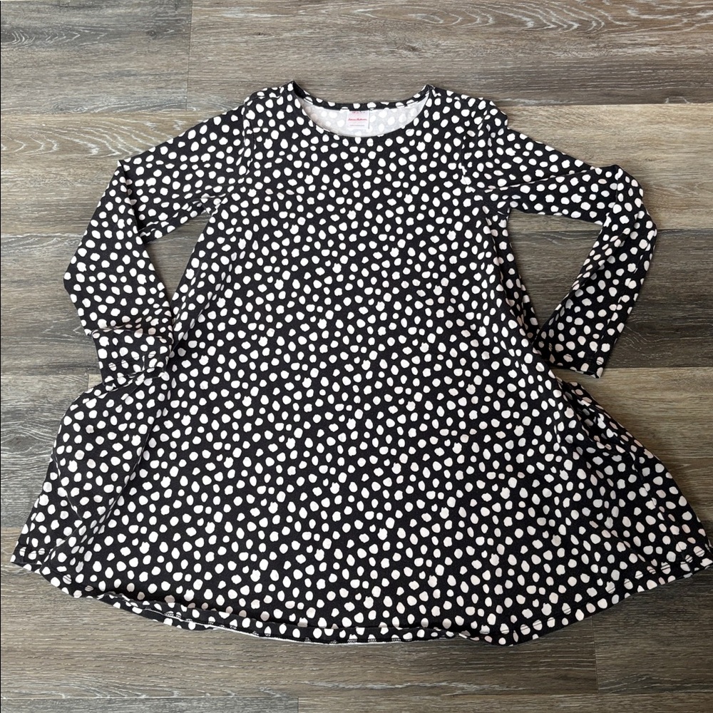Hanna Andersson Black and White Dot Dress